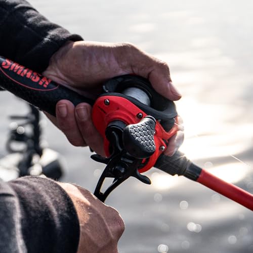 Lew's Mach Smash Left-Hand Baitcast Reel, 7.5:1 Gear Ratio