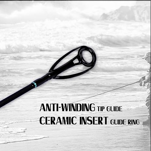 Fiblink Portable Travel Surf Spinning Rod 9' - Carbon Fiber