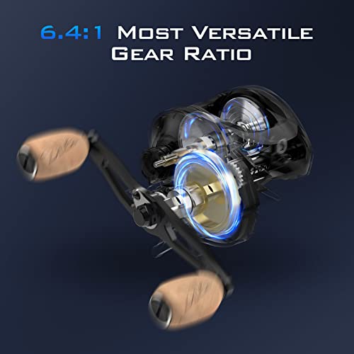 KastKing Megatron 200 Baitcasting Reel, Right Handed