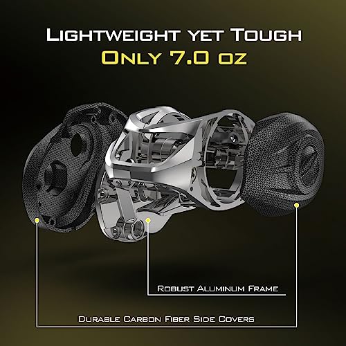 KastKing Aluminum Baitcasting Fishing Reel, 7.2:1 Gear Ratio