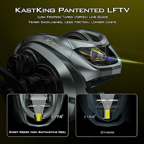 KastKing Aluminum Baitcasting Fishing Reel, 7.2:1 Gear Ratio