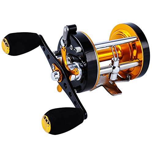 Sougayilang Reinforced Metal Round Baitcasting Fishing Reel Warrior