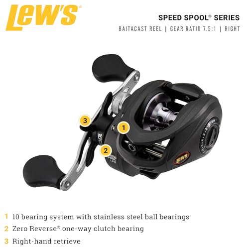 Lews Speed Spool LFS Baitcasting Reel 7.5:1 Gear Ratio