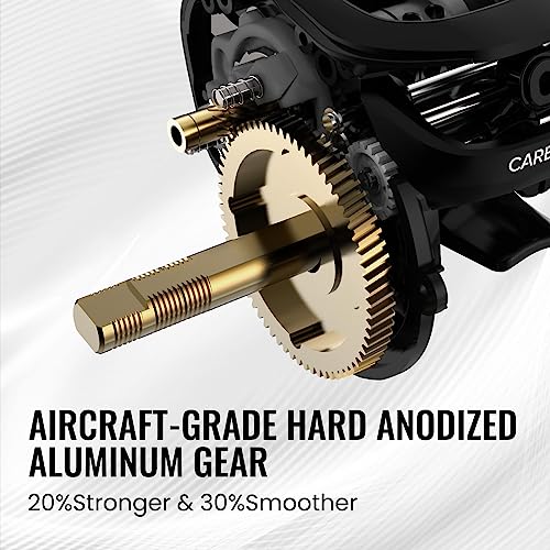 Piscifun Carbon XCS Baitcaster Reel, Smooth Casting, Carbon Black