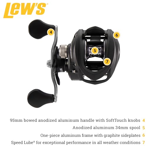 Lews Speed Spool LFS Baitcasting Reel 7.5:1 Gear Ratio
