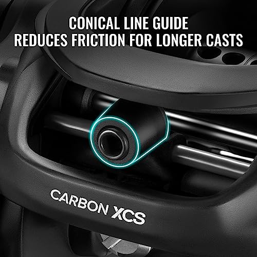Piscifun Carbon XCS Baitcaster Reel, Smooth Casting, Carbon Black