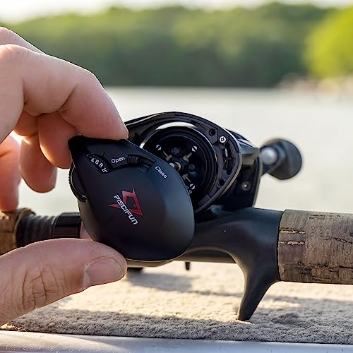 Piscifun Carbon XCS Baitcaster Reel, Smooth Casting, Carbon Black