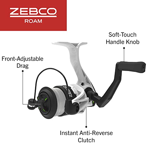 Zebco Roam 6'6" Spinning Combo: Rod & Reel