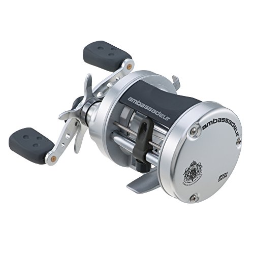 Abu Garcia Ambassadeur S 6500 Reel, 1 Stainless Steel Ball Bearings, Synthetic Drag, Black