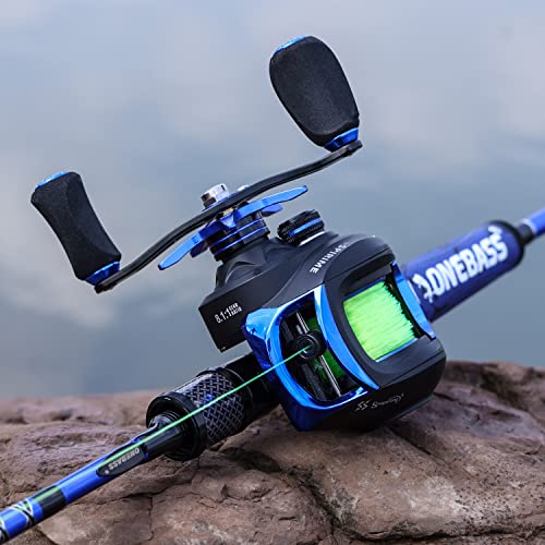 Sougayilang Baitcasting Reel with High-Speed Gear Ratio