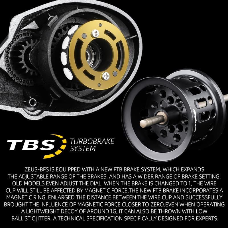 Bearking Zeus-BFS Ultralight Carbon Baitcasting Fishing Reel