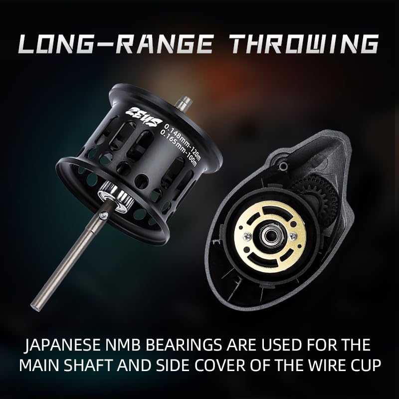 Bearking Zeus-BFS Ultralight Carbon Baitcasting Fishing Reel