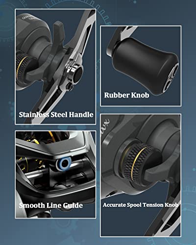 Tempo VertixLP Ultralight Baitcasting Reel for Catfish Bass