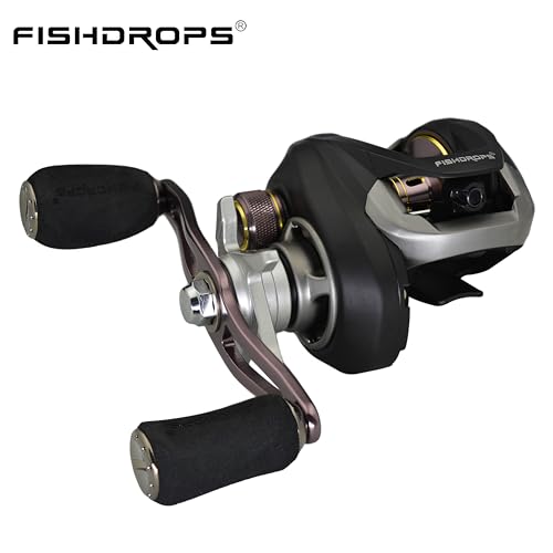 Fishdrops Baitcaster Reel with Magnetic Braking System