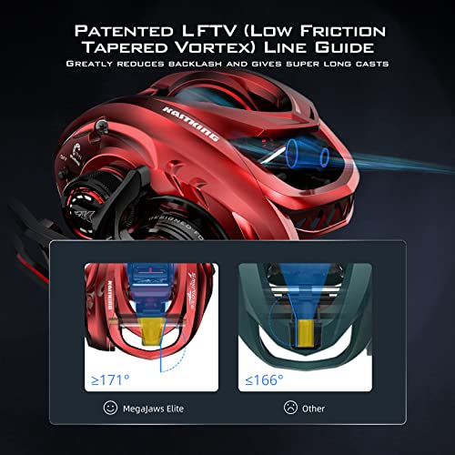 KastKing MegaJaws Elite Baitcasting Reels with Flipping Switch