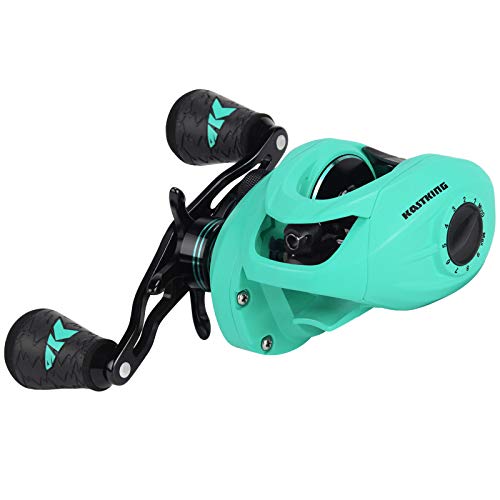 KastKing Crixus Baitcasting Reels, Sea Spray, 6.5:1 Gear Ratio - Right Handed