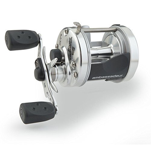 Abu Garcia Ambassadeur S 6500 Reel, 1 Stainless Steel Ball Bearings, Synthetic Drag, Black