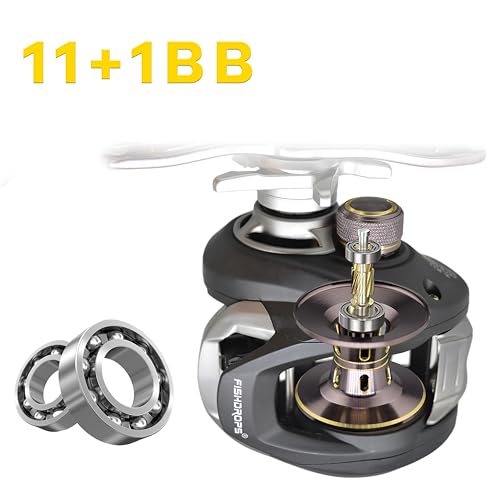 Fishdrops Baitcaster Reel with Magnetic Braking System
