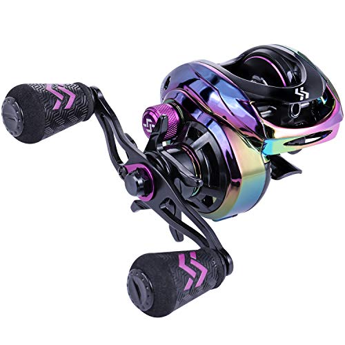 Sougayilang Colorful Baitcasting Reel, 8.0：1 Gear Ratio