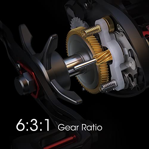 Lixada Lightweight Baitcasting Fishing Reel - High Speed