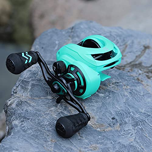 Sougayilang Baitcasting Reel with Magnetic Braking System (Blue)