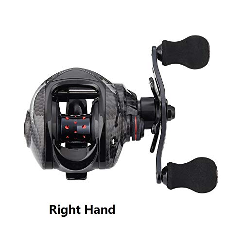 FISHDROPS Baitcaster Reel - 9+1BB, High Speed Gear