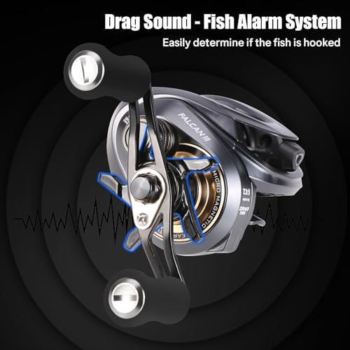 SeaKnight FALCAN III Baitcasting Reel, Magnetic Braking, 7.3:1/8.1:1