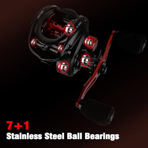 Lava Baitcasting Reel with Magnetic Braking System