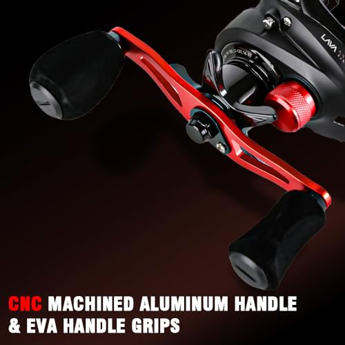 Lava Baitcasting Reel with Magnetic Braking System