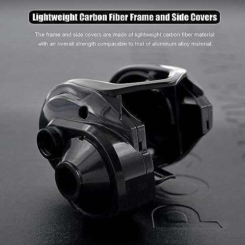 CAMEKOON Bahamut 400 Baitcaster Reels, Large Capacity, 10+1 Stainless Steel, 35 LBs Drag