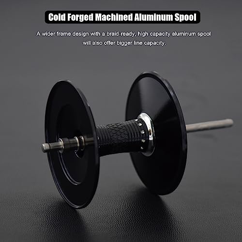 CAMEKOON Bahamut 400 Baitcaster Reels, Large Capacity, 10+1 Stainless Steel, 35 LBs Drag