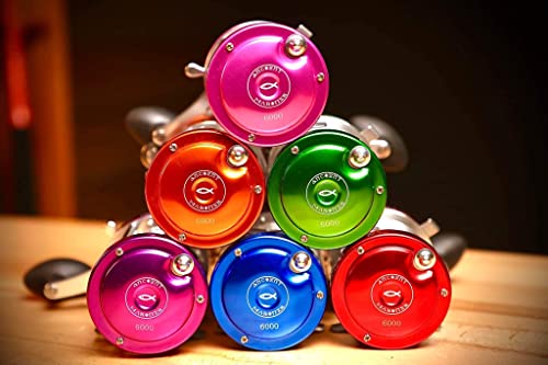 Powerful Ancient Mariner 6000 Catfish Reels, Right Hand