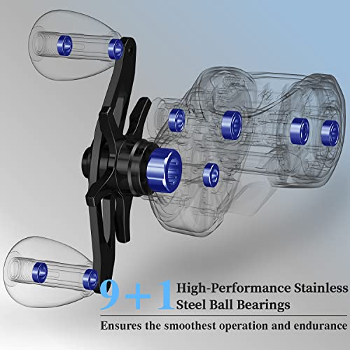 Cadence Vigor Baitcasting Reels - Carbon Fiber Drag