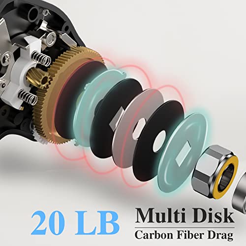 Cadence Vigor Baitcasting Reels - Carbon Fiber Drag