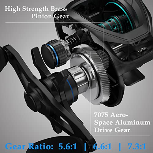 Cadence Vigor Baitcasting Reels - Carbon Fiber Drag