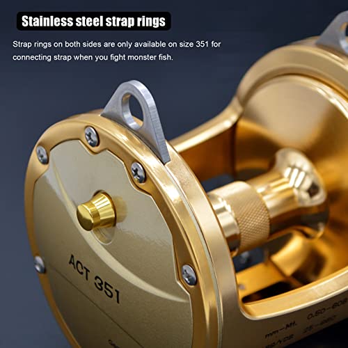 CAMEKOON Big Game Saltwater Trolling Baitcasting Reel