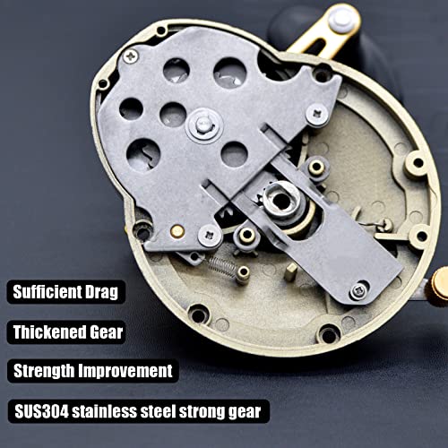 CAMEKOON Big Game Saltwater Trolling Baitcasting Reel