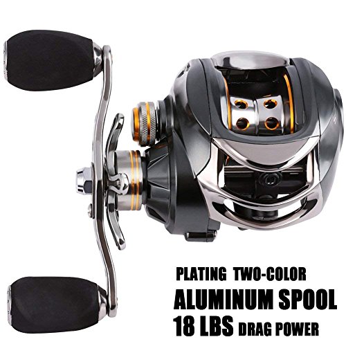 Sougayilang Baitcasting Reel: 11+1 Bearings, 18LB Drag