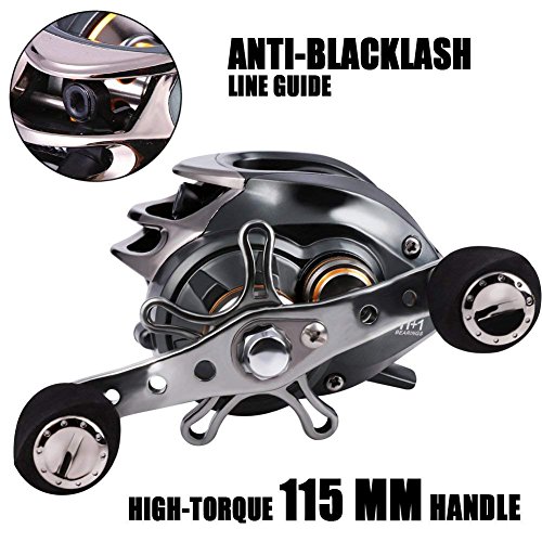 Sougayilang Baitcasting Reel: 11+1 Bearings, 18LB Drag