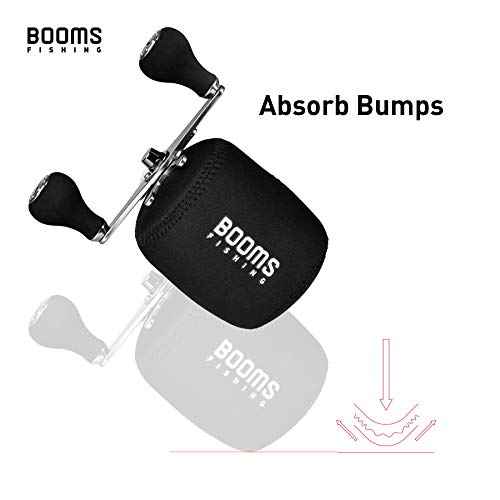 Booms Fishing RC1 Neoprene Reel Cover for Large Baitcasting Reels