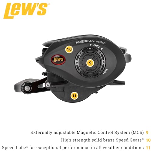 Lew's American Hero Baitcast Reel 7.1:1 RH