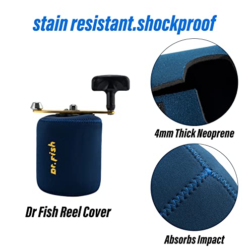 Dr. Fish 2 Pack Neoprene Reel Cover Bags