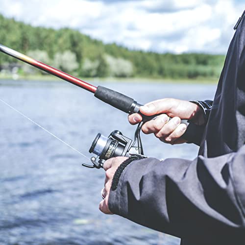 Black Metal Baitcasting Reel Handle with EVA Knob