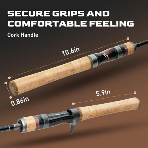 HANDING Magic L Ultra-Light 2-Piece Carbon Fiber Fishing Rod