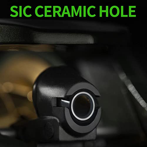 HEWEIU Ultralight Baitcasting Reel with Two Spools - Bass, Catfish, Grouper, Salmon