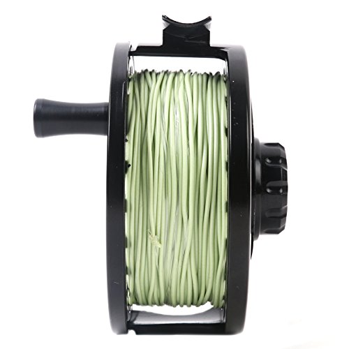 Maxcatch Tino Fly Reel with Line Combo, Black