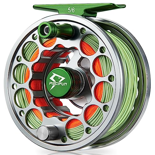 Piscifun Sword Fly Reel w/ Line, Aluminum Alloy