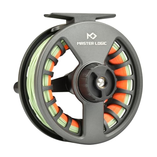 MASTER LOGIC Fly Fishing Reel 5/6wt, Aluminum Alloy