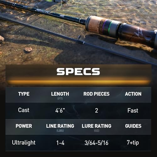 HANDING Magic L Ultra-Light 2-Piece Carbon Fiber Fishing Rod