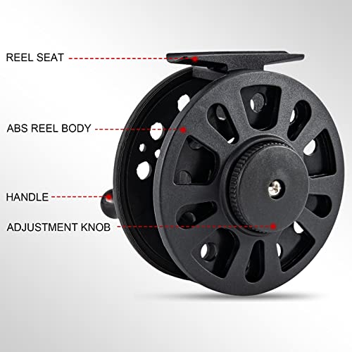 Goture Die Casting Fly Reel for Bass and Trout